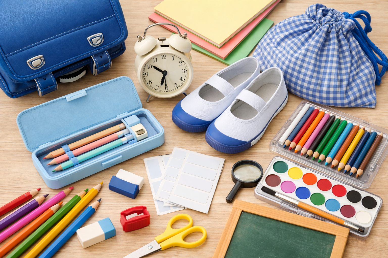 小学校入学準備の様子